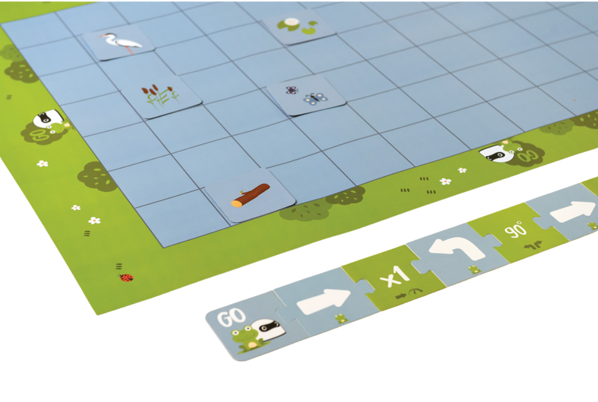 Kodowanie z żabką logi miniBot wersja B